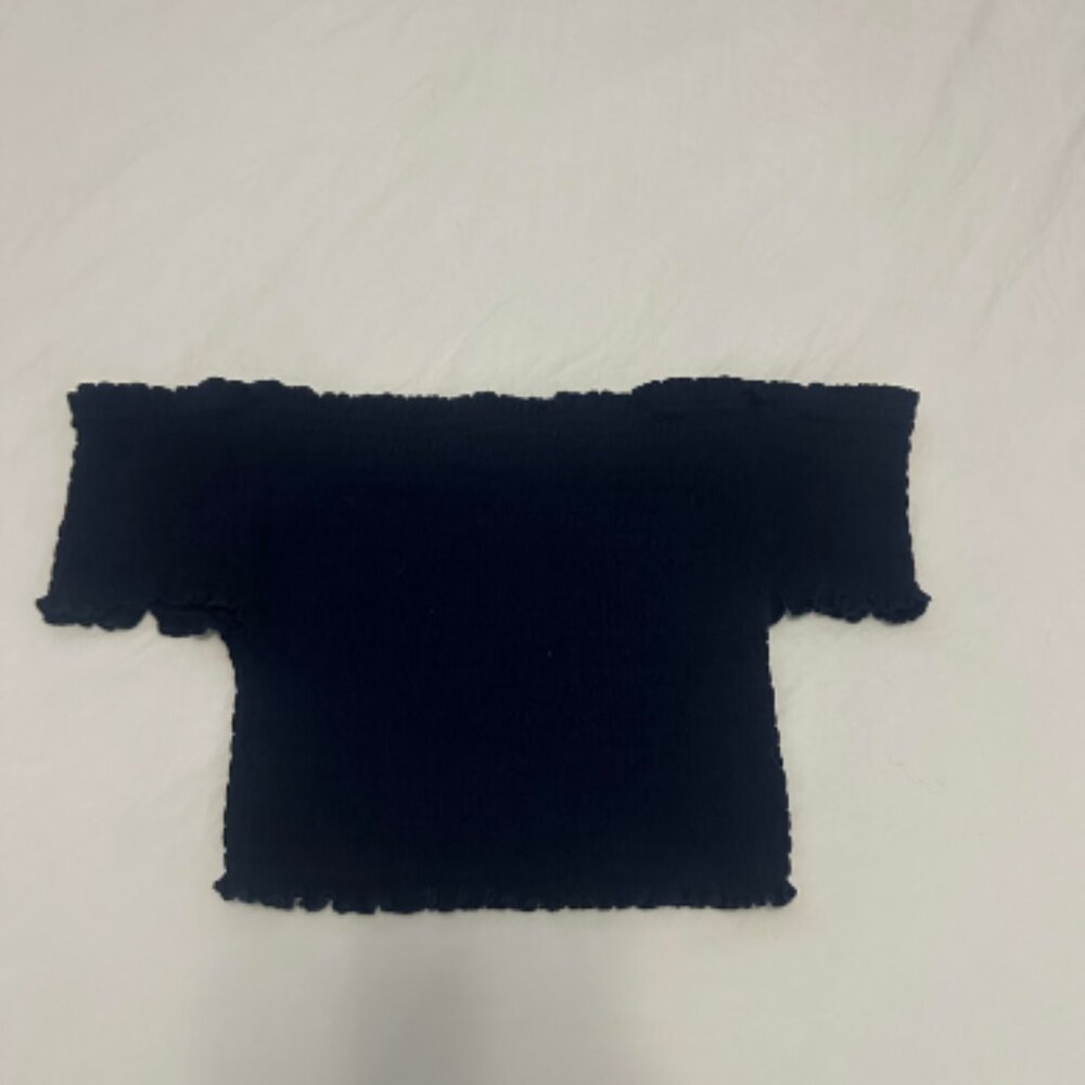 Medium navy blue tube top